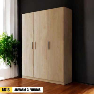 Armario 3 puertas sin cajones