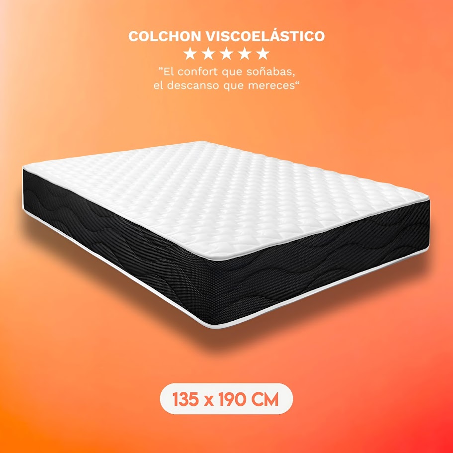 Colchon visco 135 x 190