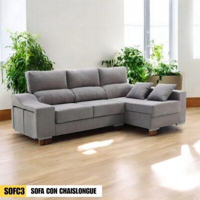 SOFA CHAISELONGUE HOGAR BD